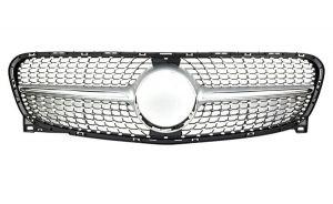 Решетка радиатора Diamonds Silver для Mercedes Benz GLA Class X156 2015-